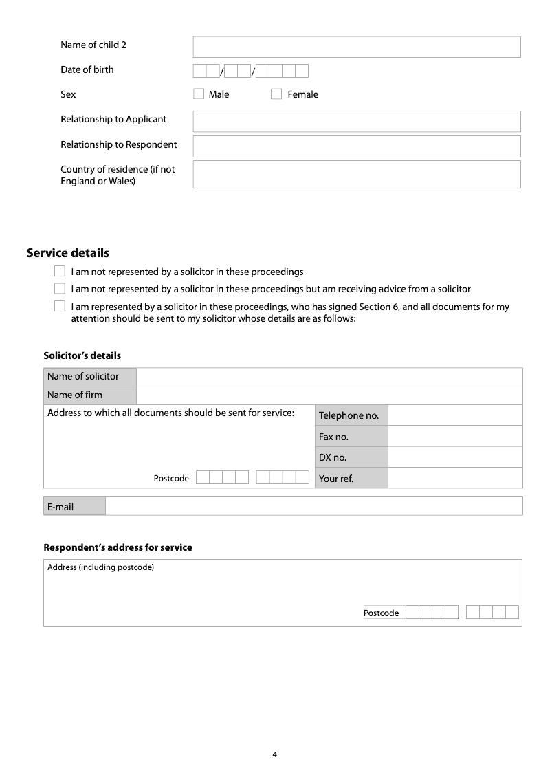 Form A1 Notice of [intention to proceed with] an application for a ...